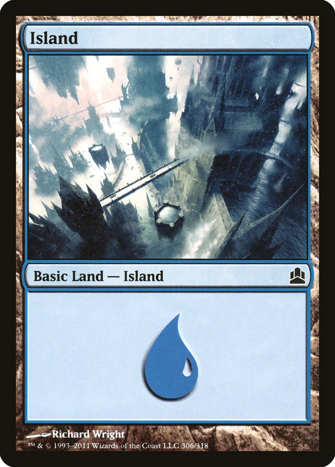 Island (#306) [Commander 2011]