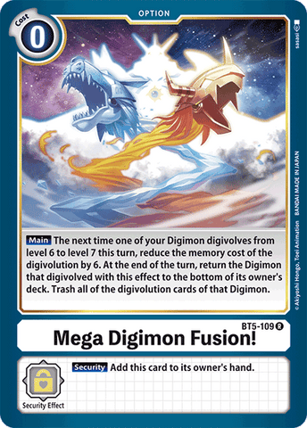 Fusión Mega Digimon! [BT5-109] [Batalla de Omni] 