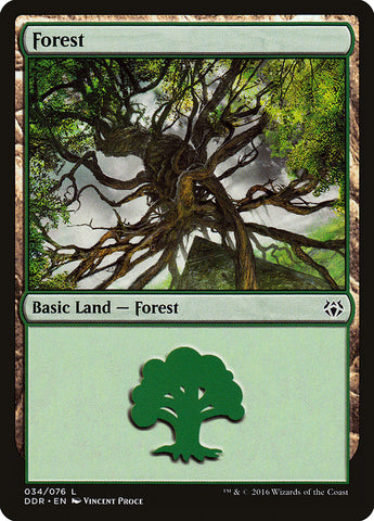 Forest (#34) [Duel Decks: Nissa vs. Ob Nixilis]