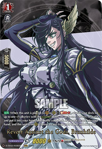 Revolt Against the Gods, Brunhilde (D-TB02/RGR02EN) [Record of Ragnarok]