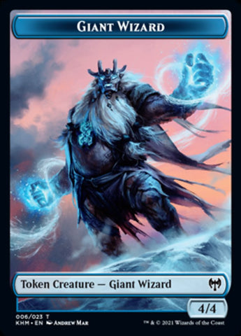 Giant Wizard Token [Kaldheim]