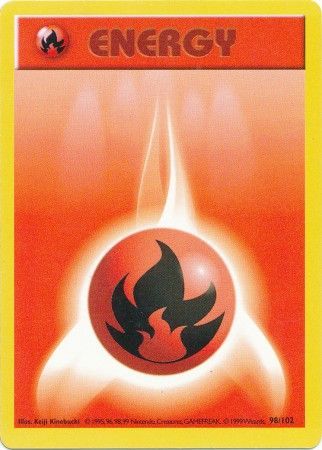 Energía de fuego (98/102) [Conjunto básico (Sin sombras)] 