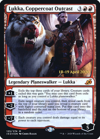 Lukka, Coppercoat Outcast  [Ikoria: Lair of Behemoths Prerelease Promos]