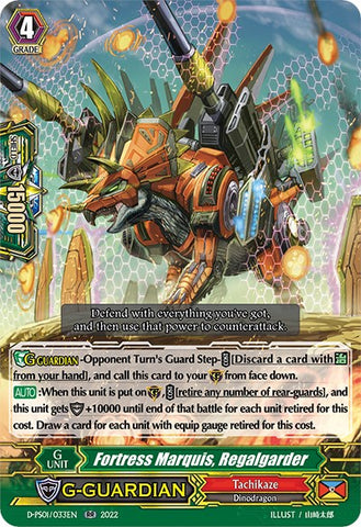 Fortress Marquis, Regalgarder (D-PS01/033EN) [P Clan Collection 2022]