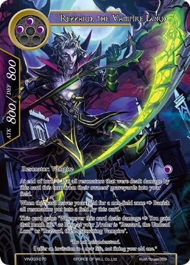 Rezzard, the Vampire Lord (VIN003-070) [Vingolf 3: Ruler All Stars]