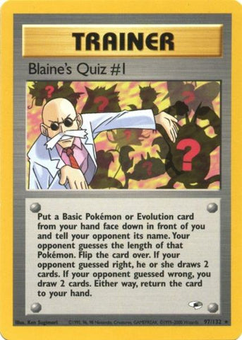 Quiz de Blaine #1 (97/132) [Gym Heroes] 