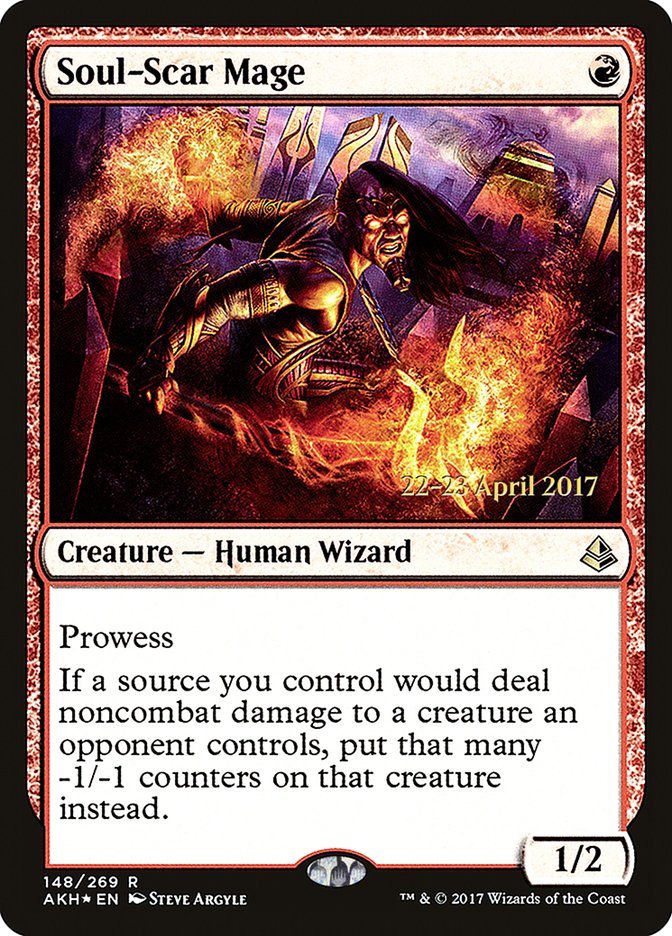 Soul-Scar Mage  (Prerelease) [Amonkhet Prerelease Promos]