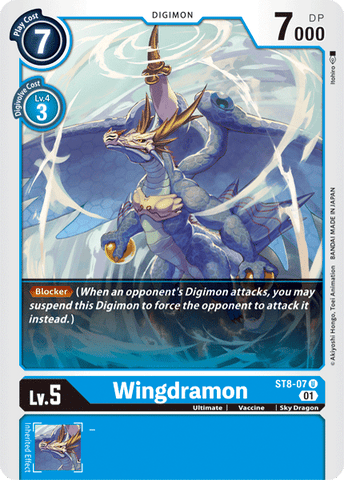 Wingdramon [ST8-07] [Baraja de inicio: UlforceVeedramon] 
