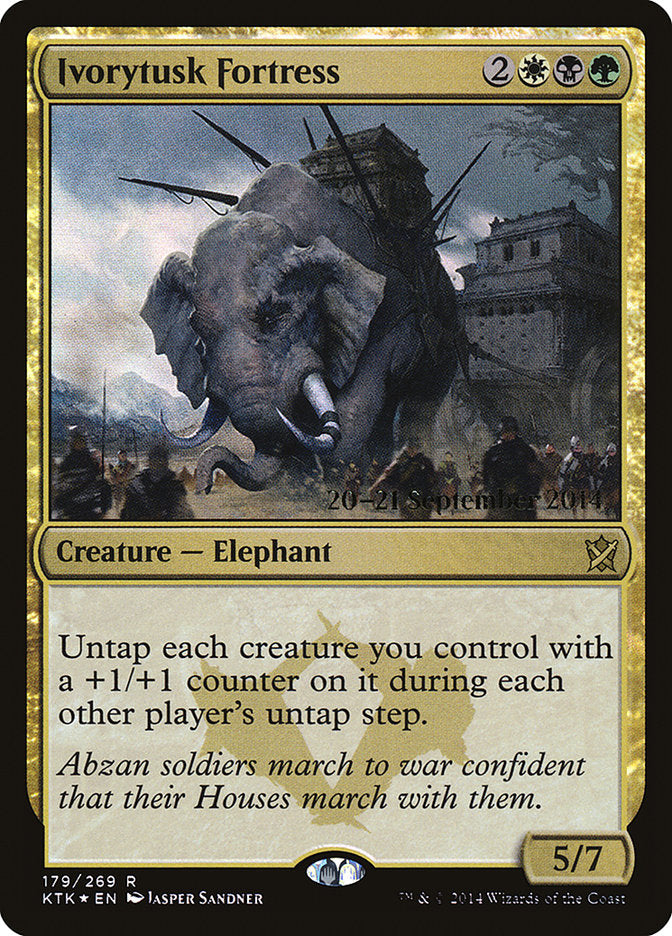 Ivorytusk Fortress  (Prerelease) [Khans of Tarkir Prerelease Promos]