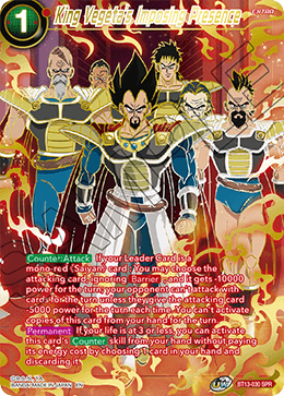 King Vegeta's Imposing Presence (Special Rare) [BT13-030]