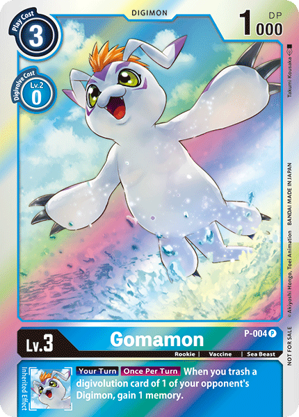 Gomamon [P-004] [Tarjetas promocionales] 