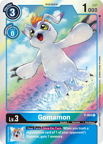 Gomamon [P-004] [Tarjetas promocionales] 