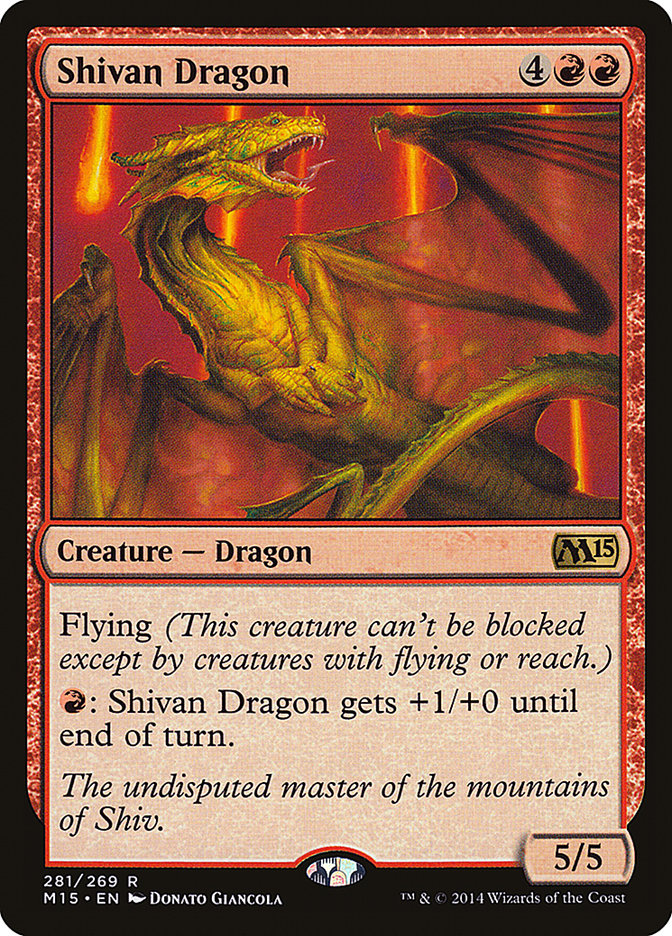 Dragón Shivan [Magic 2015] 