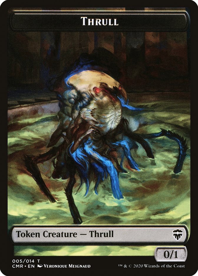 Golem // Thrull Token [Commander Legends Tokens]