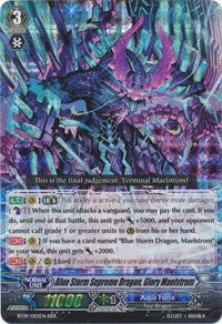 Blue Storm Supreme Dragon, Glory Maelstrom (BT09/002EN) [Clash of Knights & Dragons]