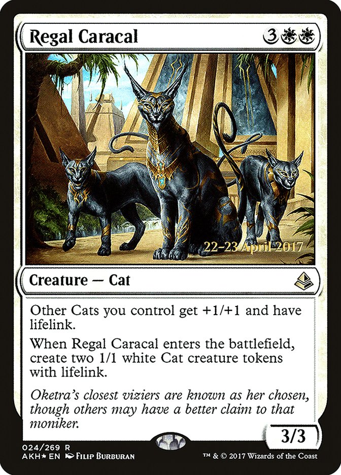 Regal Caracal  (Prerelease) [Amonkhet Prerelease Promos]