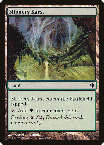 Slippery Karst [Commander 2013]