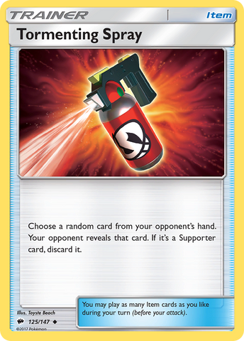 Spray tourmentant (125/147) [Sun &amp; Moon: Burning Shadows] 