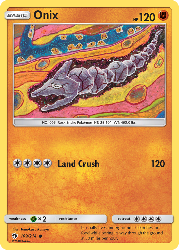 Onix (109/214) [Sol y Luna: Trueno Perdido] 