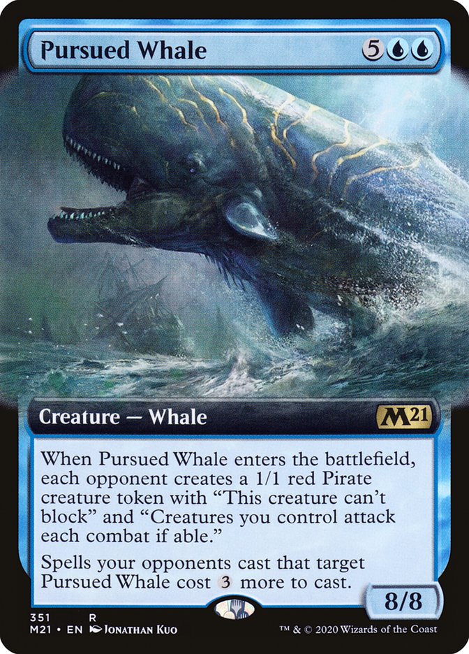 Baleine poursuivie (Art étendu) [Core Set 2021] 