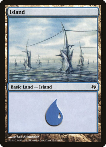 Island (#41) [Duel Decks: Venser vs. Koth]