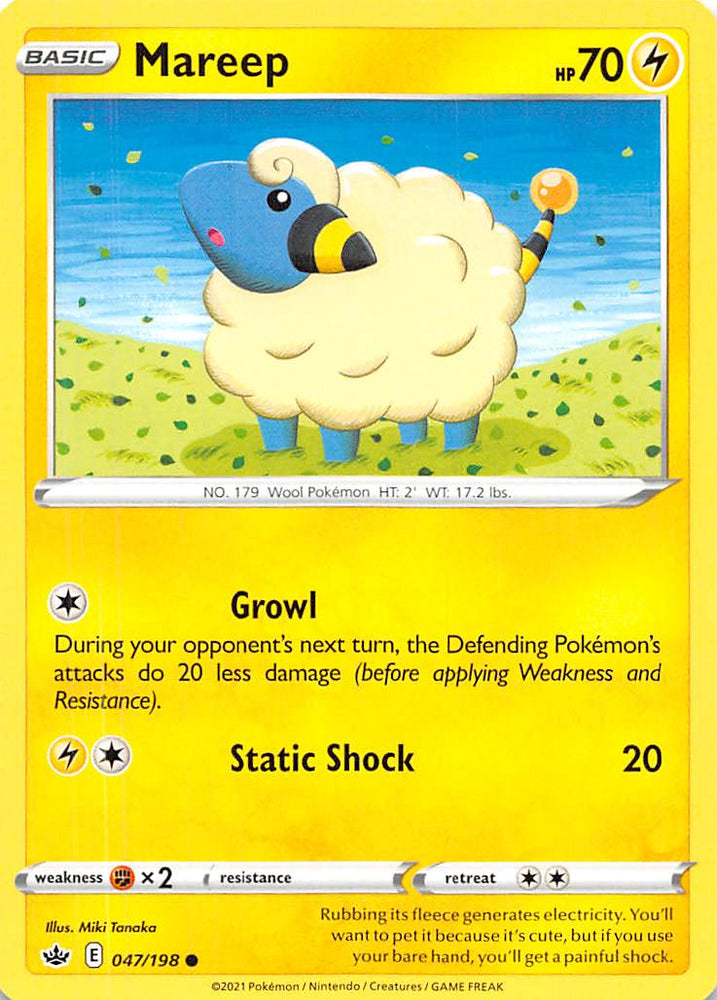 Mareep (047/198) [Espada y escudo: Reino escalofriante] 