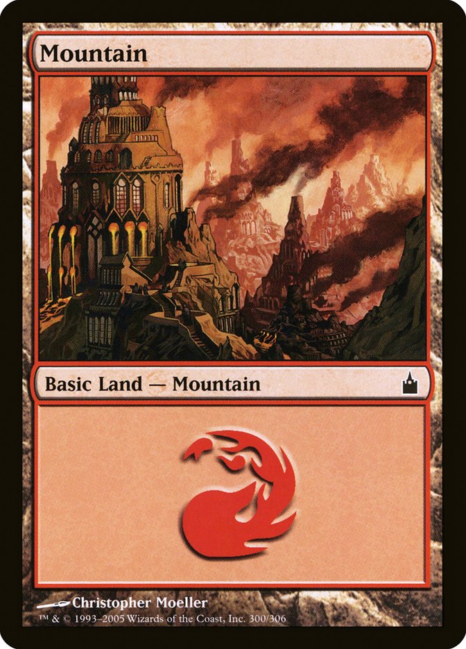 Mountain (#300) [Ravnica: City of Guilds]