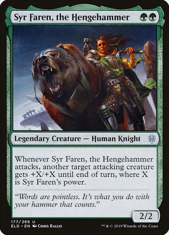 Syr Faren, le Hengehammer [Trône d'Eldraine] 