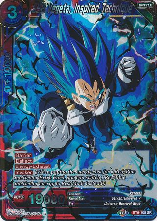 SSB Vegeta, técnica inspirada [BT9-105] 