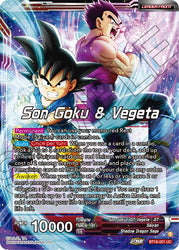 Son Goku &amp; Vegeta // SS4 Son Goku &amp; SS4 Vegeta, In It Together (BT18-001) [Dawn of the Z-Legends Prerelease Promos] 