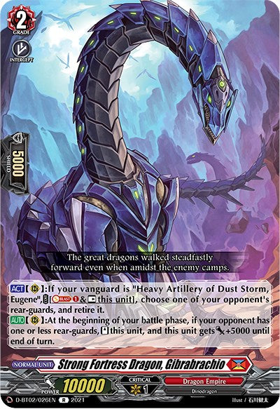 Strong Fortress Dragon, Gibrabrachio (D-BT02/026EN) [A Brush with the Legends]