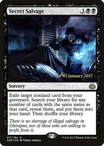 Secret Salvage (Avant-première) [Aether Revolt Prerelease Promos] 