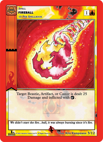 Fireball (Headless Annie) [Cryptid Nation: Nightfall First Edition Release Event Deck]