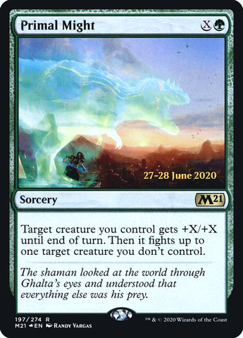 Primal Might  [Core Set 2021 Prerelease Promos]