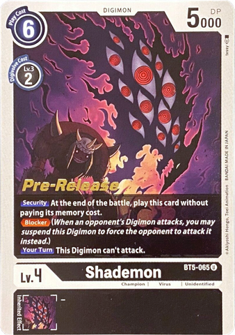 Shademon [BT5-065] [Promociones previas al lanzamiento de Battle of Omni] 