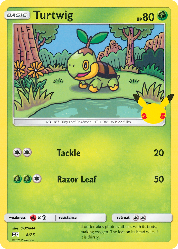 Turtwig (4/25) [25e anniversaire de McDonald's] 