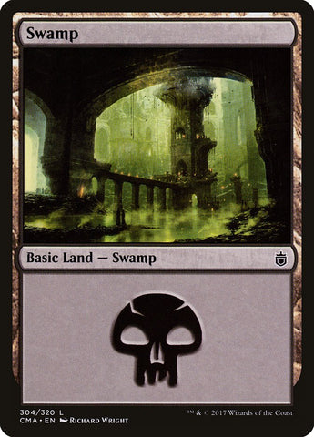 Swamp (#304) [Commander Anthology]