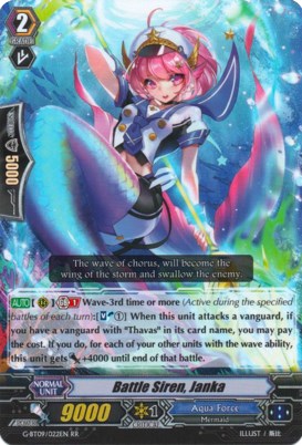 Battle Siren, Janka (G-BT09/022EN) [Divine Dragon Caper]