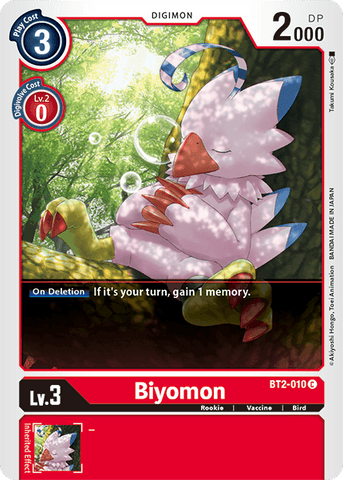 Biyomon [BT2-010] [Lanzamiento de refuerzo Ver.1.5] 