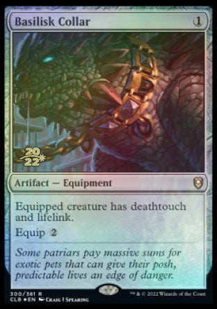 Collier de basilic [Commander Legends: Battle for Baldur's Gate Prerelease Promos] 