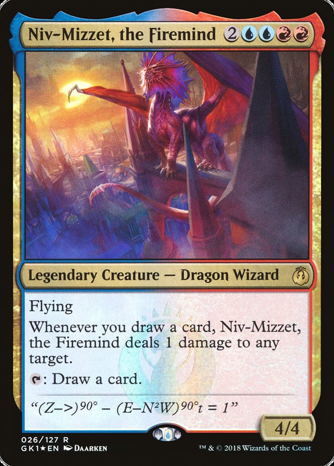 Niv-Mizzet, le Firemind [Kit de guilde GRN]