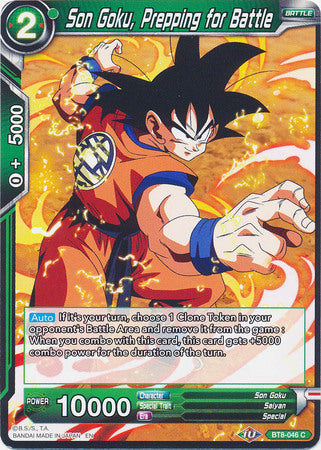 Son Goku, se prépare pour la bataille [BT8-046] 