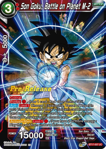 Son Goku, Battle on Planet M-2 (BT17-007) [Promociones de presentación de Ultimate Squad] 