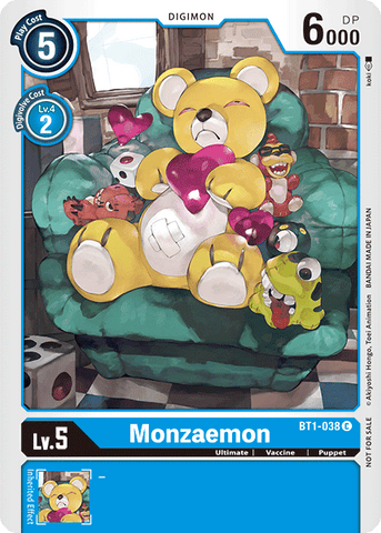 Monzaemon [BT1-038] (Torneo Pack) [Release Booster Ver.1.0 Promos] 
