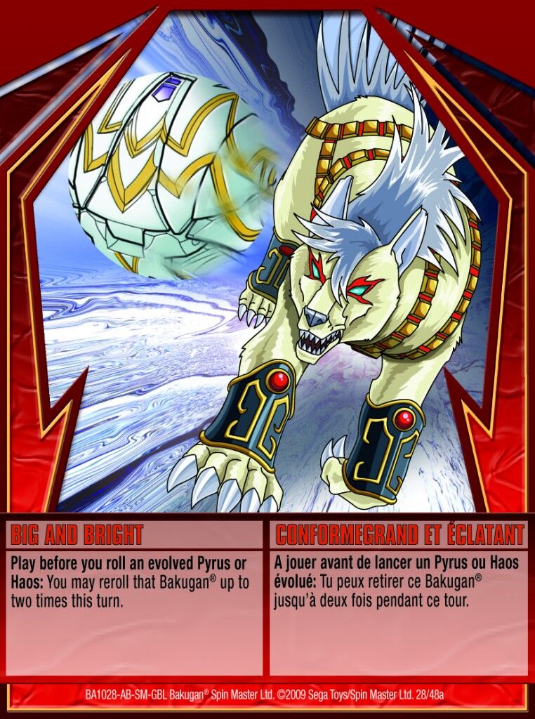 Bakugan (2009) Cartas individuales