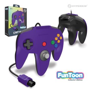 Hyperkin Captain Premium Controller Funtoon Collectors Edition For N64¨ (Rival Purple)