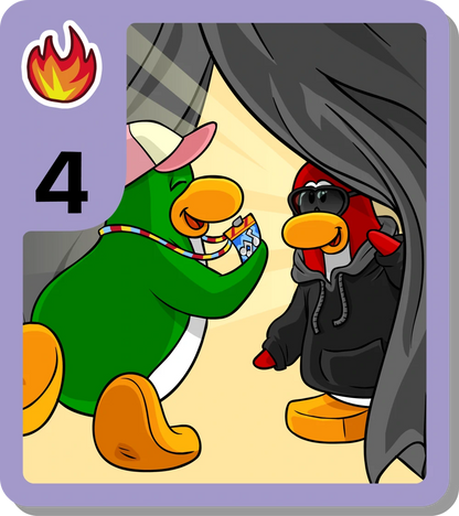 Club Penguin TCG Singles- Card Jitsu Fire