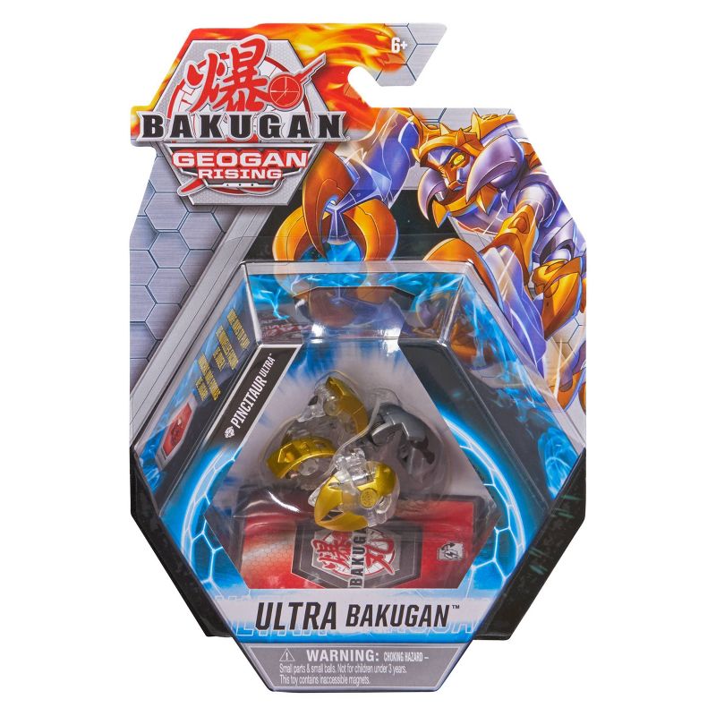 Bakugan Ultra Diamond Pincitaur 3" Collectible Action Figure and Trading Card