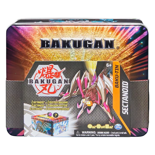 Baku-Tin: Sectanoid Premium Collectors Storage Tin with Mystery Bakugan