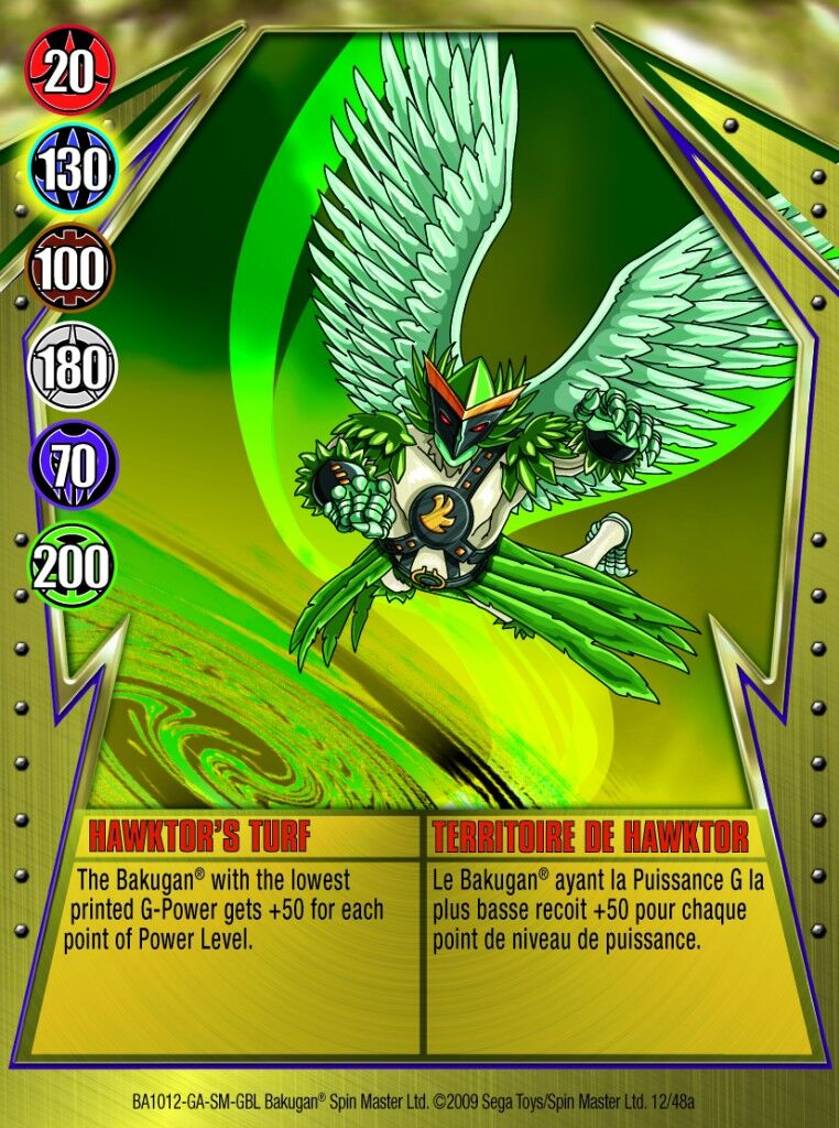 Bakugan (2009) Card Singles- Gate Cards
